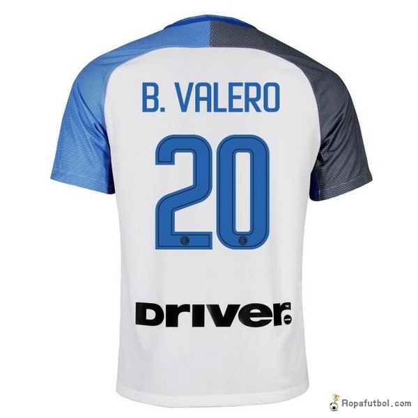 Camiseta Inter de Milán Replica Segunda Ropa B.Valero 2017/18